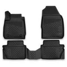 Комплект ковриков ELEMENT 3D1658210k Ford Fiesta 4 шт. черный