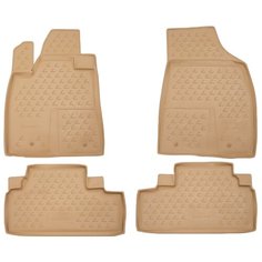 Комплект ковриков ELEMENT NLC.29.24.212k Lexus RX 4 шт. бежевый