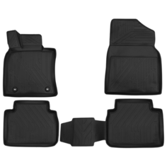 Комплект ковриков ELEMENT 3D048152210k Toyota Camry 4 шт. чёрный