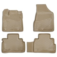 Комплект ковриков ELEMENT 3D3661212k Nissan Murano 4 шт. бежевый