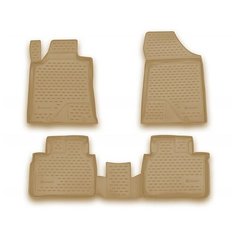 Комплект ковриков ELEMENT CARNIS00042 Nissan Teana 4 шт. бежевый