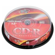 Диск CD-R VS 700 Mb 52x cake box 10 шт.