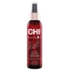 CHI Rose Hip Oil Несмываемый тоник для блеска и восстановления волос, 118 мл