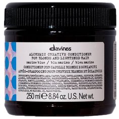 Davines кондиционер креативный Alchemic для светлых и осветленных волос, оттенок приглушенный синий, 250 мл