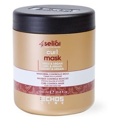 Echosline Seliar Curl Маска для вьющихся волос с медом и маслом аргании, 1000 мл