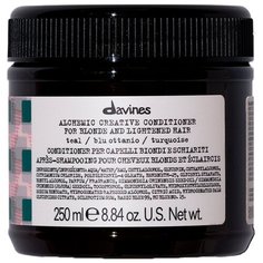 Davines кондиционер креативный для волос Alchemic для осветленных и натуральных блондов, оттенок морская волна, 250 мл