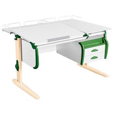 Стол ДЭМИ White-Double СУТ-25-04 120x82 см белый/зеленый/бежевый