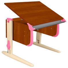 Стол ДЭМИ СУТ-24 75x55 см яблоня/розовый/бежевый