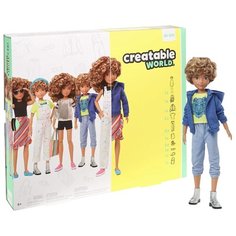 Кукла Mattel Creatable World Deluxe Character Kit Customizable Doll, 29 см, dc-220