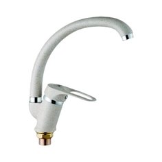 Смеситель для кухни (мойки) Rainsberg R3113KF однорычажный белый