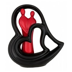 Ваза Lefard 139-318, черный/красный