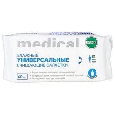 Влажные салфетки Клинса универсальные, очищающие, 60 шт.