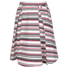 Юбка Nota Bene размер 140, белый/черный/красный