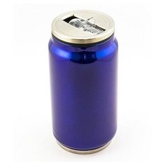 Термокружка Эврика Банка (0.33 л) blue