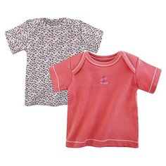 Футболка Наша мама размер 74, коралловый