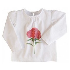 Лонгслив Наша мама размер 80, белый