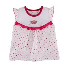 Футболка Наша мама размер 80, белый/красный