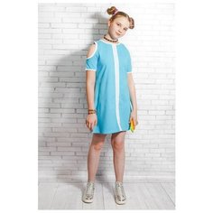 Платье Nota Bene размер 146, бирюзовый