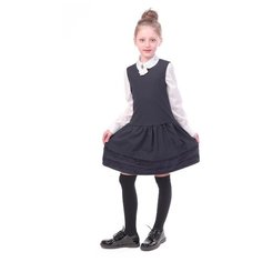 Сарафан Nota Bene размер 128, темно-синий