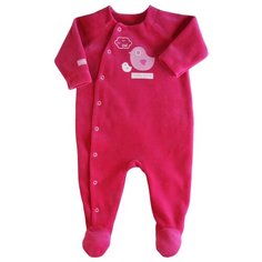 Комбинезон Наша мама размер 62, малиновый