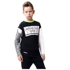 Лонгслив Nota Bene размер 134, черный