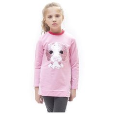 Туника Nota Bene размер 140, розовый