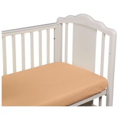 Фея простыня на резинке персиковый