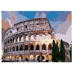 Рыжий кот Картина по номерам "Колизей" 22х30 см ( HS140)