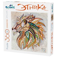 Пазл Origami Арт-терапия Царь зверей (02899), 360 дет.
