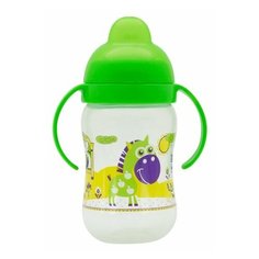 Поильник-непроливайка Lubby Русские мотивы 15182, 250 мл салатовый