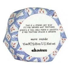 Davines Сухой воск More Inside Strong Dry, сильная фиксация, 75 мл