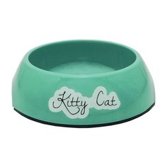 Миска Beeztees меламиновая Kitty 200 мл голубой