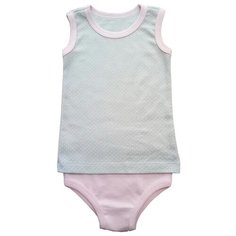 Комплект нижнего белья Наша мама размер 104, серый/розовый