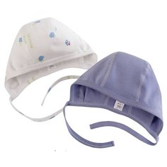 Чепчик Наша мама размер 40-42(68), голубой