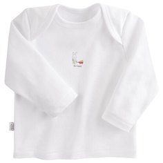 Лонгслив Наша мама размер 62, белый