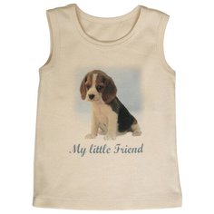 Майка Наша мама размер 104, молочный