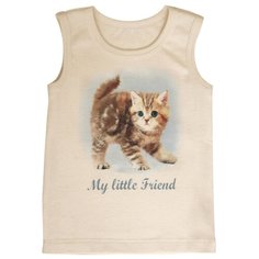 Майка Наша мама размер 104, молочный