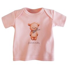 Футболка Наша мама размер 68, розовый