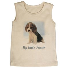 Майка Наша мама размер 92, молочный