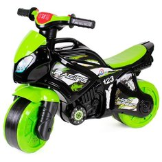 Каталка-толокар ТехноК Мотоцикл (5774) салатовый/черный