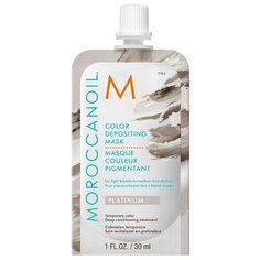 Moroccanoil Color Depositing Маска тонирующая для волос Platinum, 30 мл