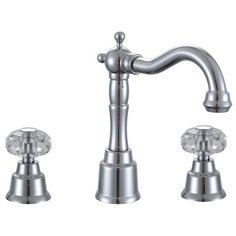 Смеситель для раковины (умывальника) GANZER Konstantin GZ09015 двухрычажный встраиваемый хром