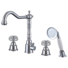 Смеситель на борт ванны встраиваемый GANZER Konstantin GZ09034 хром