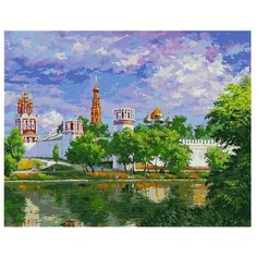 Белоснежка Картина по номерам "Новодевичий монастырь" 40х50 см (019-AB)