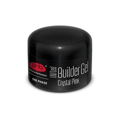 Гель PNB One Phase Builder Gel моделирующий, 15 мл crystal pink