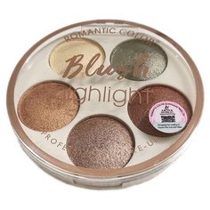 Romantic Color Палетка теней Blush highlight RC6606-A
