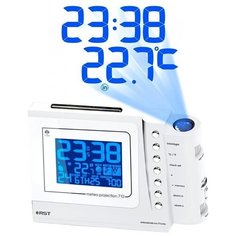 Часы с термометром RST 32712 белый