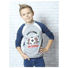 Лонгслив Nota Bene размер 122, темно-серый