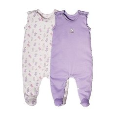 Ползунки Наша мама размер 80, сиреневый микс