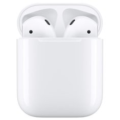 Беспроводные наушники Apple AirPods 2 (с зарядным футляром) MV7N2 white